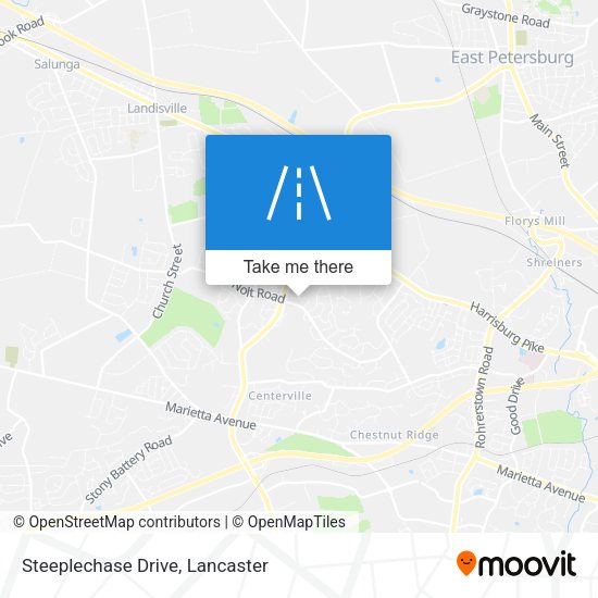 Steeplechase Drive map