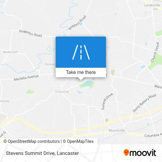 Stevens Summit Drive map