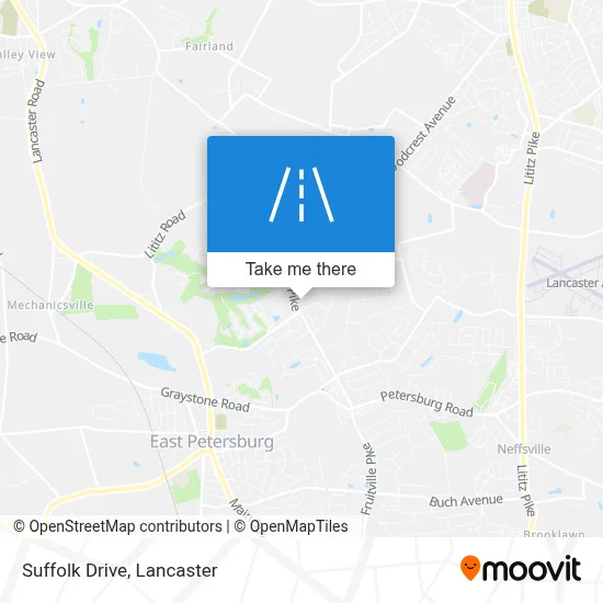 Suffolk Drive map