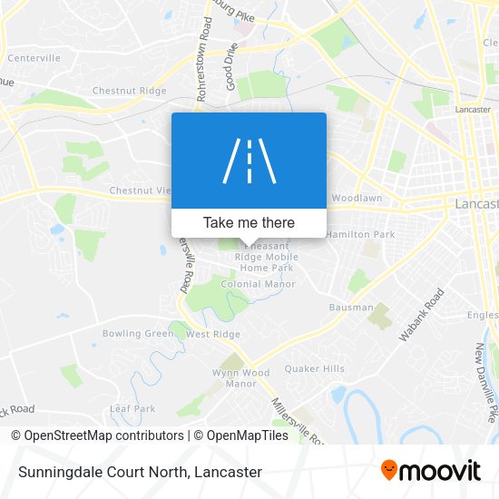 Sunningdale Court North map