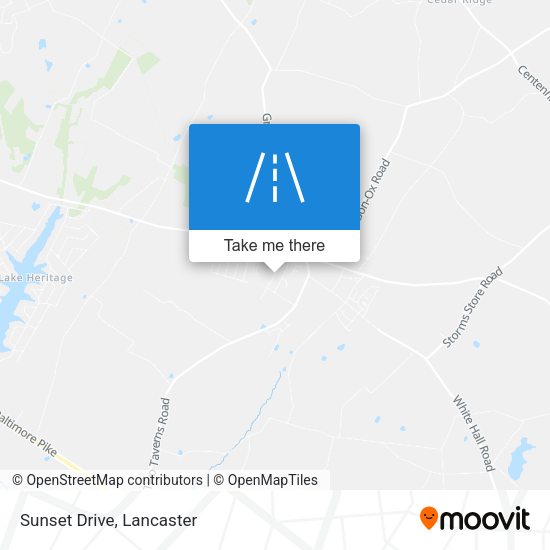 Mapa de Sunset Drive