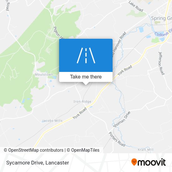 Mapa de Sycamore Drive