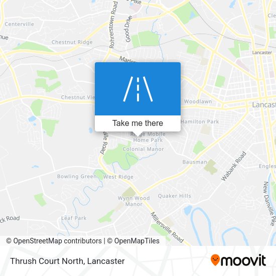 Thrush Court North map