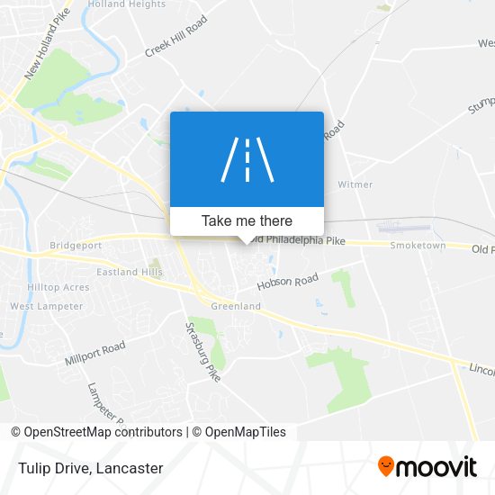 Mapa de Tulip Drive