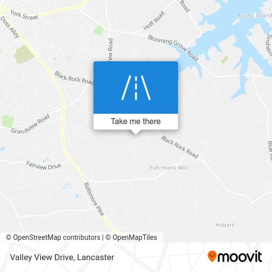 Valley View Drive map