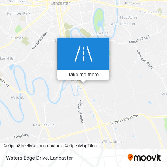 Waters Edge Drive map