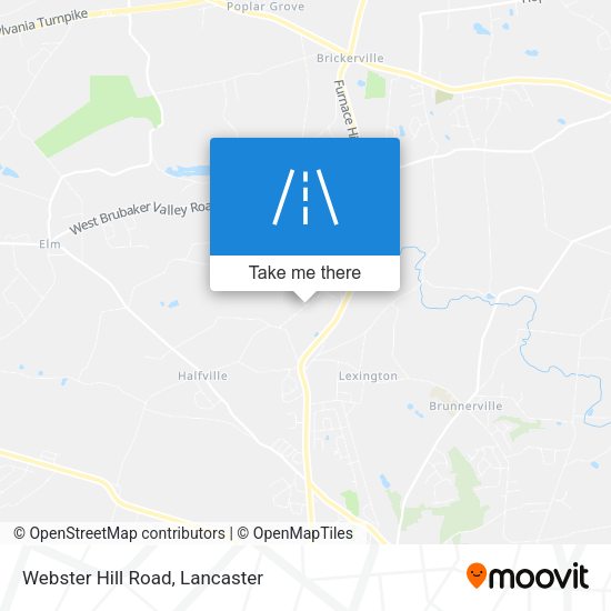 Mapa de Webster Hill Road