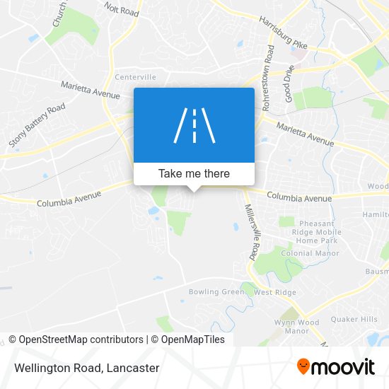 Mapa de Wellington Road