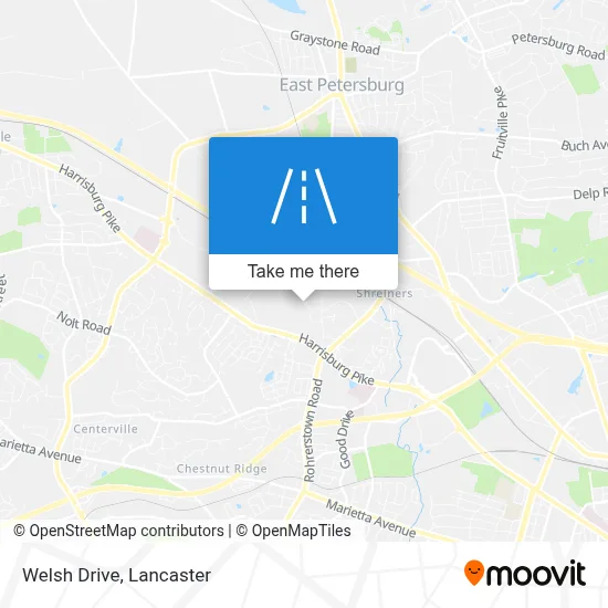 Welsh Drive map