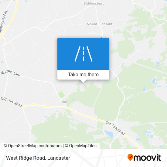 Mapa de West Ridge Road