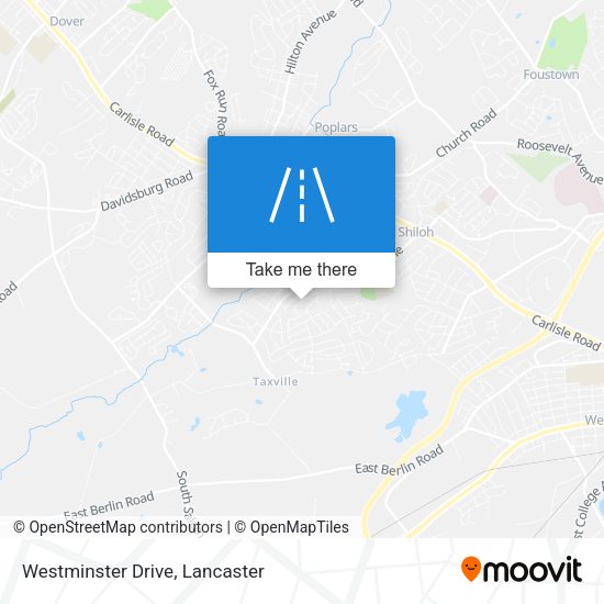 Mapa de Westminster Drive
