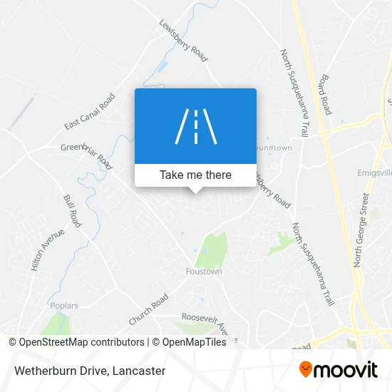 Wetherburn Drive map