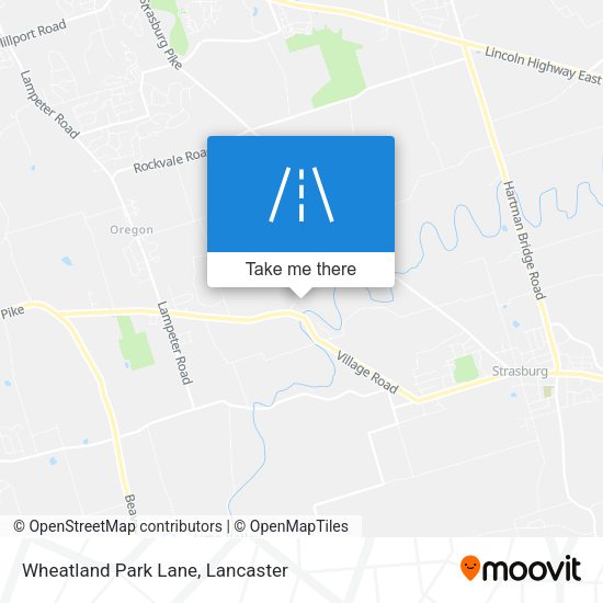 Wheatland Park Lane map