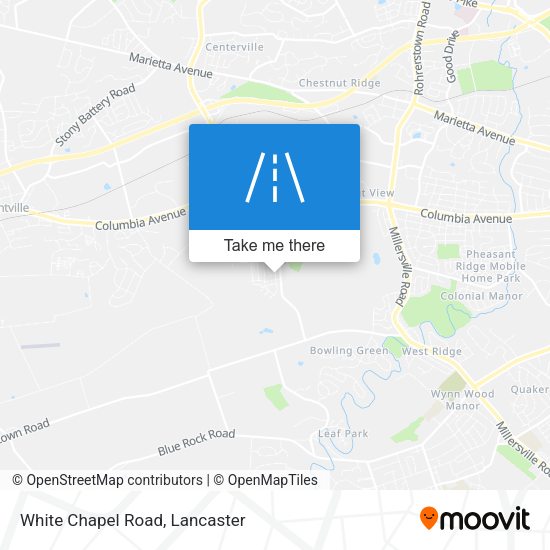 Mapa de White Chapel Road