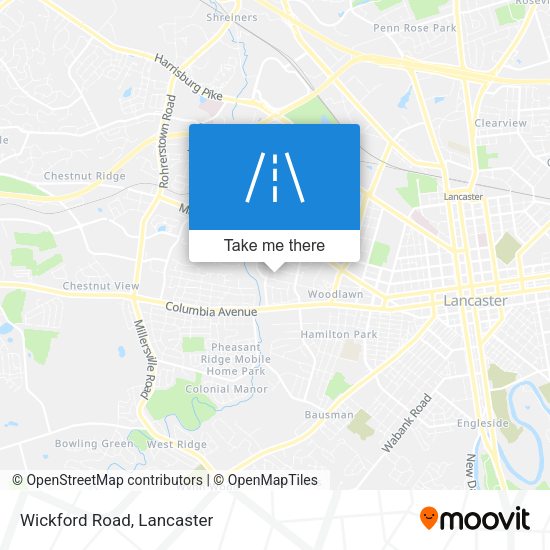 Mapa de Wickford Road