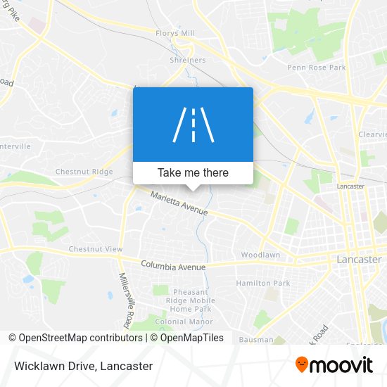 Mapa de Wicklawn Drive