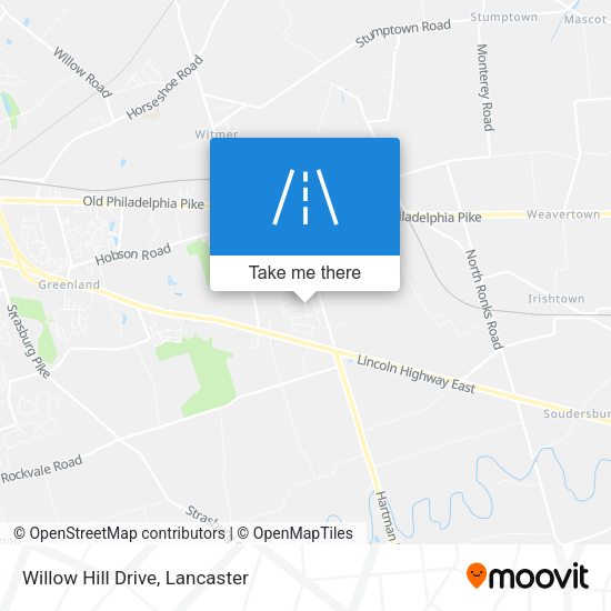 Mapa de Willow Hill Drive