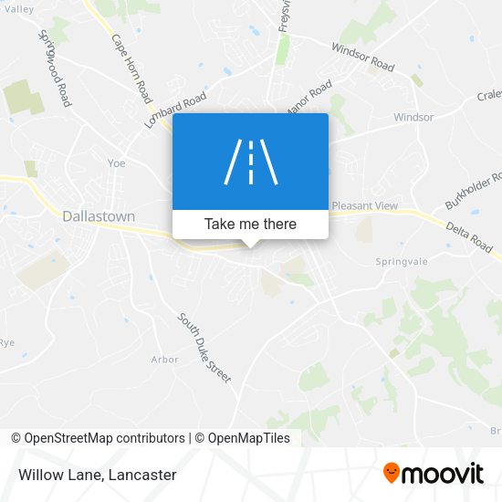 Mapa de Willow Lane