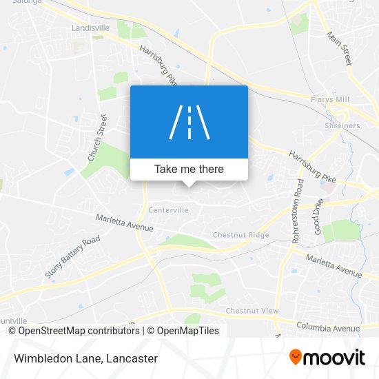 Mapa de Wimbledon Lane