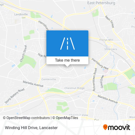 Winding Hill Drive map