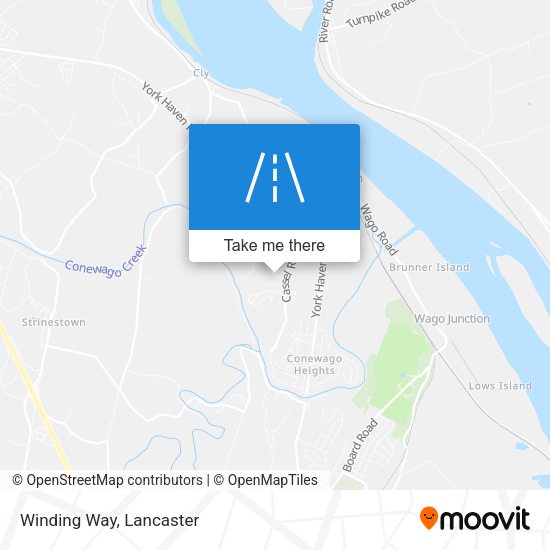 Mapa de Winding Way