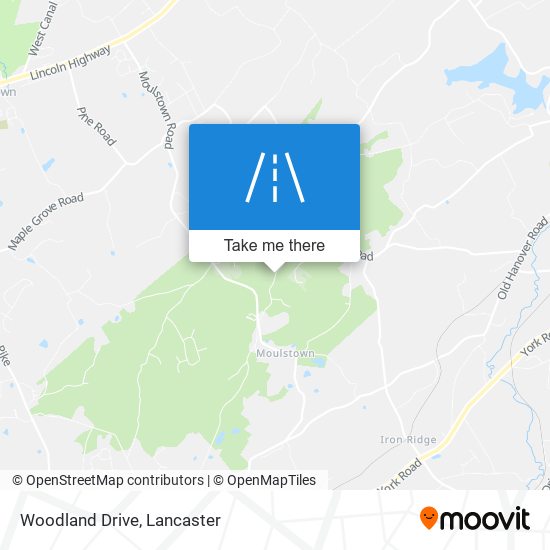 Woodland Drive map