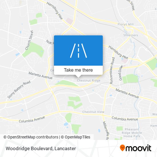 Woodridge Boulevard map