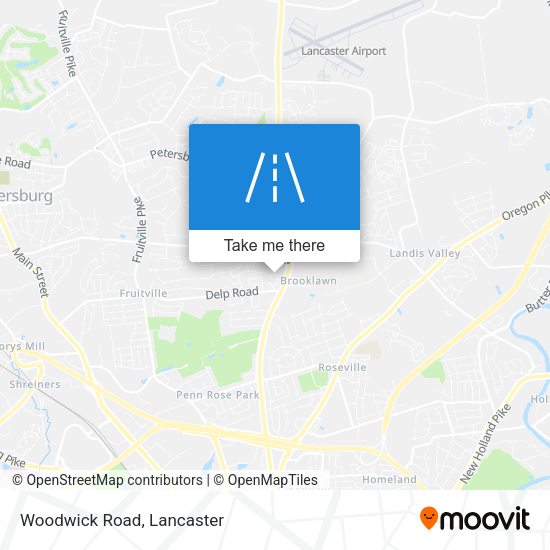 Woodwick Road map