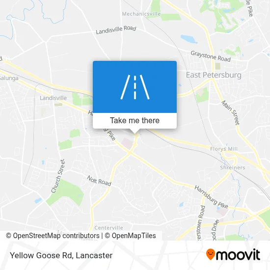 Yellow Goose Rd map