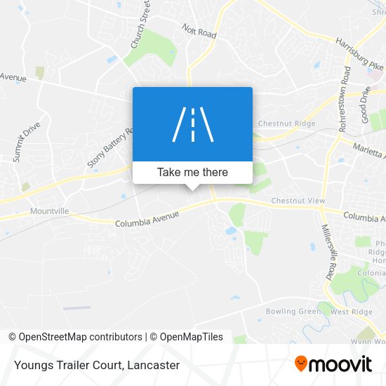 Youngs Trailer Court map