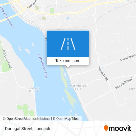 Mapa de Donegal Street