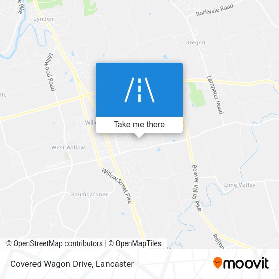 Covered Wagon Drive map