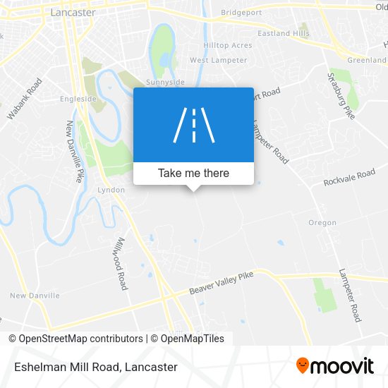 Eshelman Mill Road map