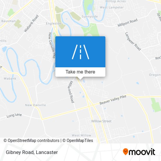 Mapa de Gibney Road