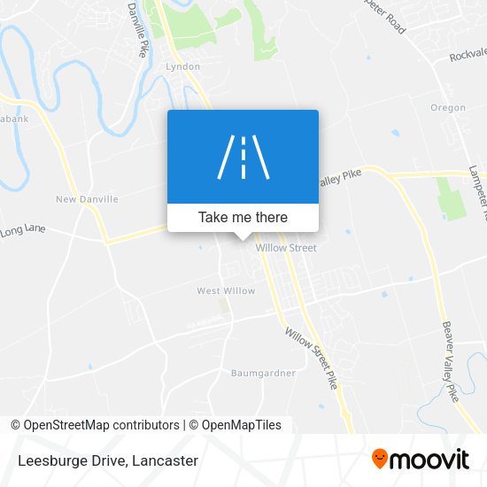 Mapa de Leesburge Drive