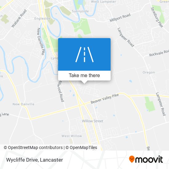 Wycliffe Drive map