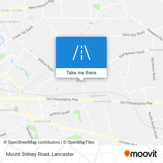 Mount Sidney Road map