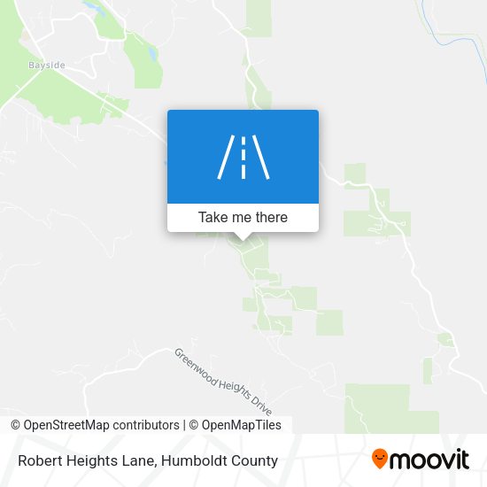 Robert Heights Lane map
