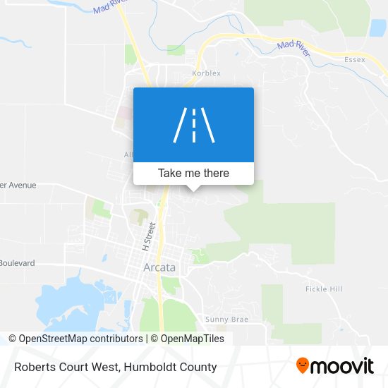 Roberts Court West map