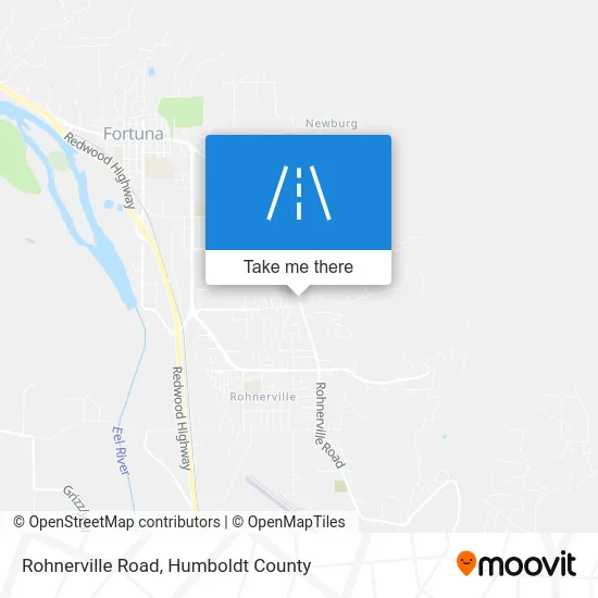Rohnerville Road map