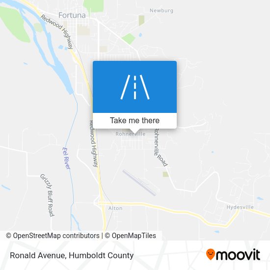 Ronald Avenue map