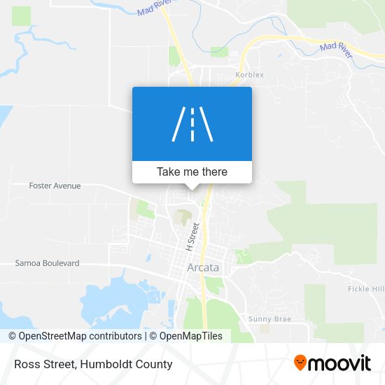 Ross Street map