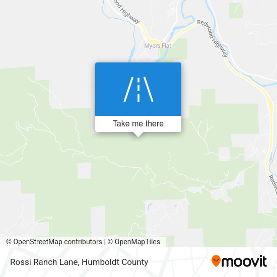 Rossi Ranch Lane map