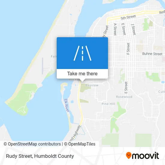 Rudy Street map
