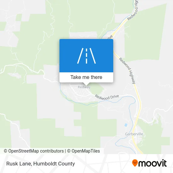 Rusk Lane map