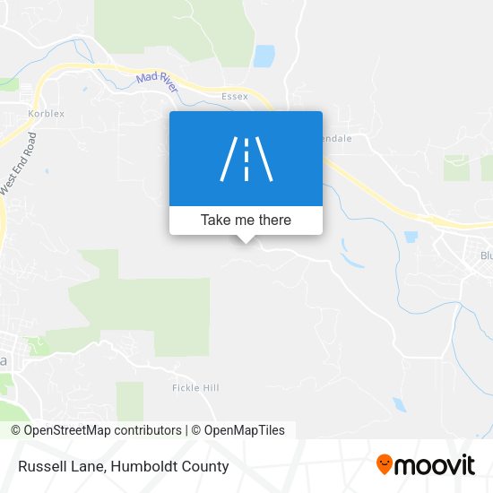 Mapa de Russell Lane