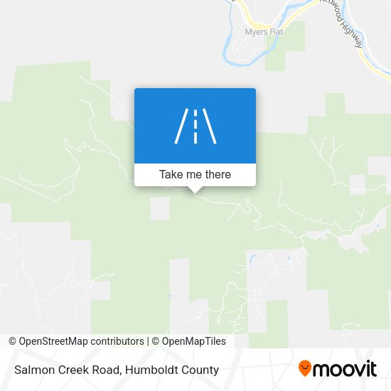 Salmon Creek Road map
