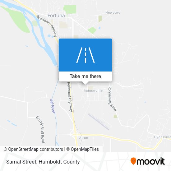 Samal Street map