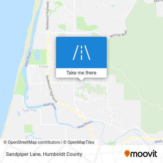 Sandpiper Lane map
