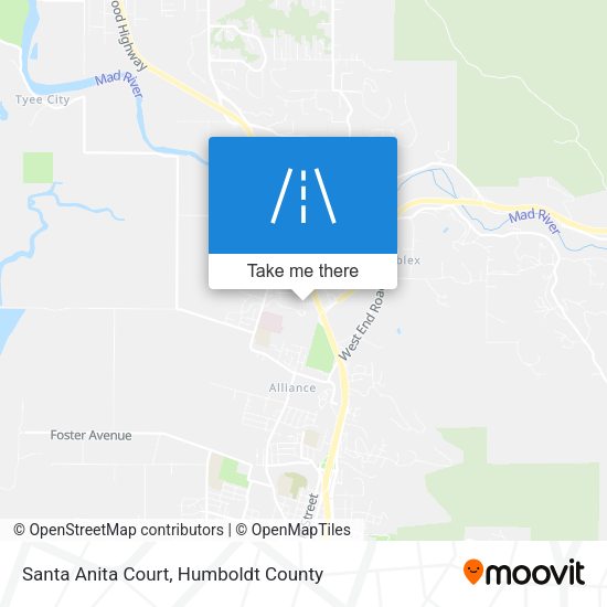 Santa Anita Court map